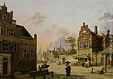 Jan Hendrik Verheijen A Summer Day in Haarlem painting